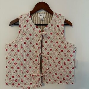 Floral Quilted Vest